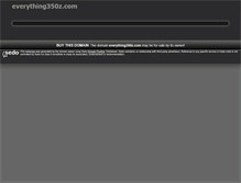 Tablet Screenshot of everything350z.com